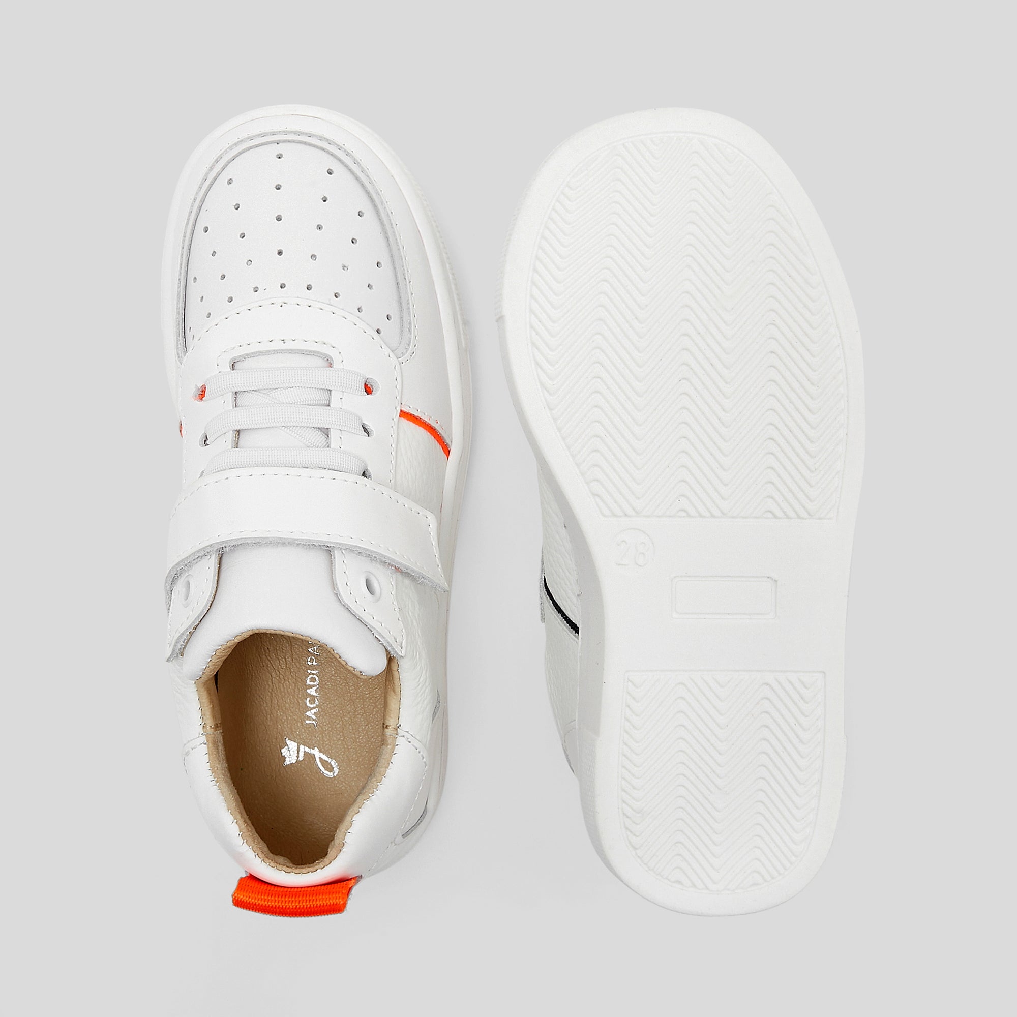 0 QTY / BLANC JACADI CHAUSSURES CUIR FRED