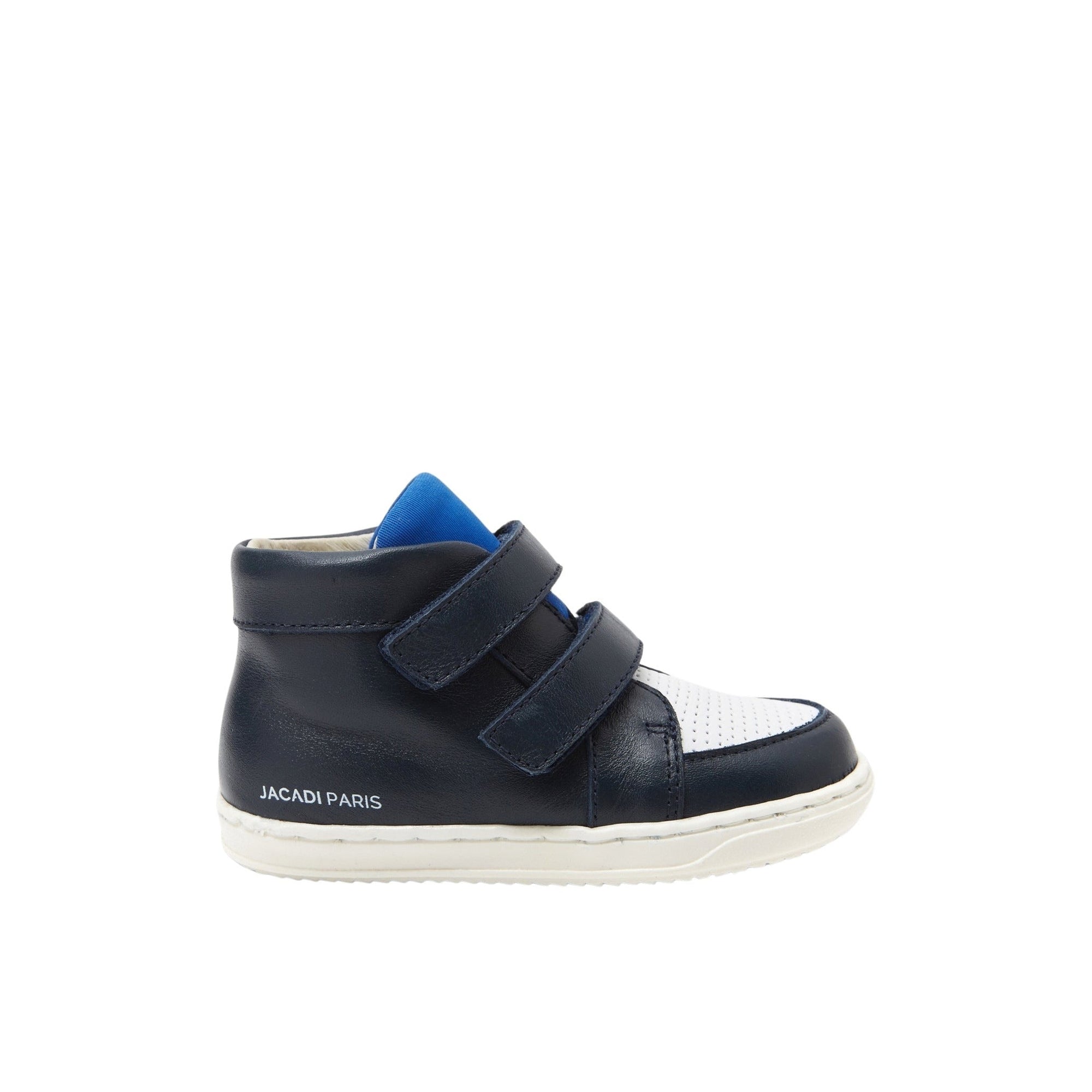 16 QTY / MARINE/BLANC CHAUSSURES CUIR AUGUSTIN