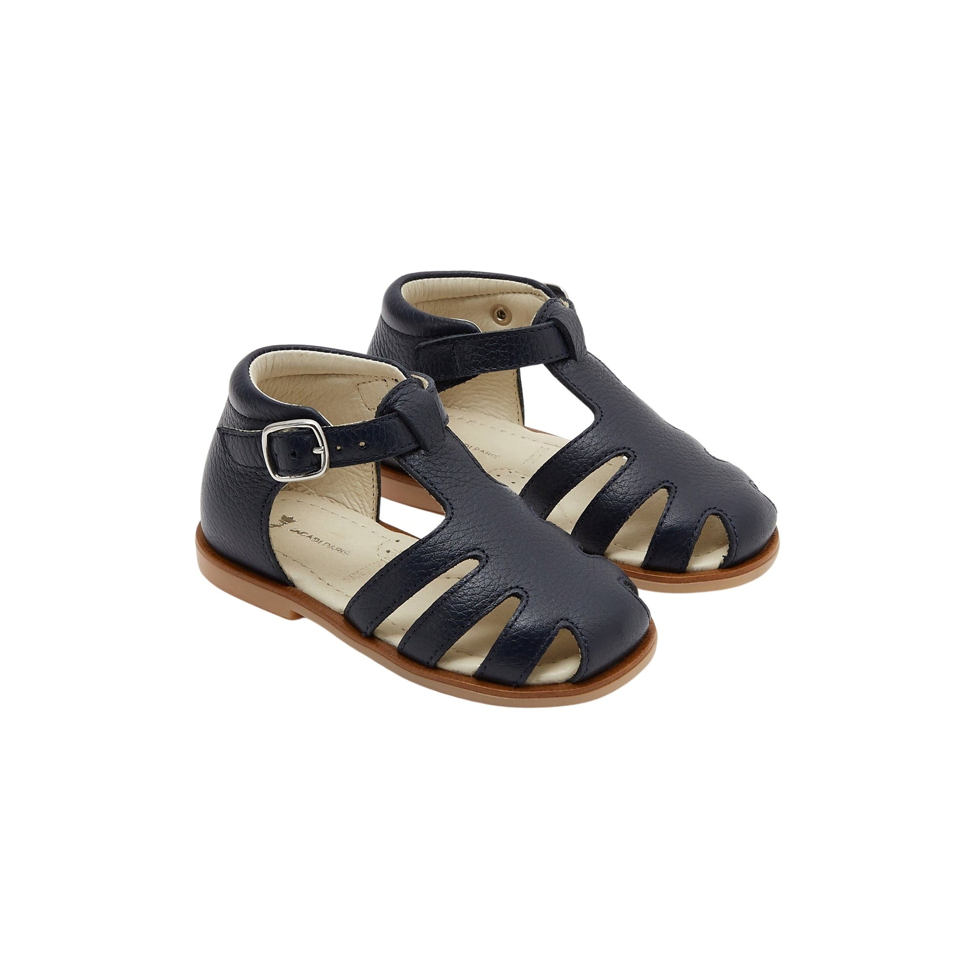 0 QTY / MARINE JACADI CHAUSSURES CUIR FARO