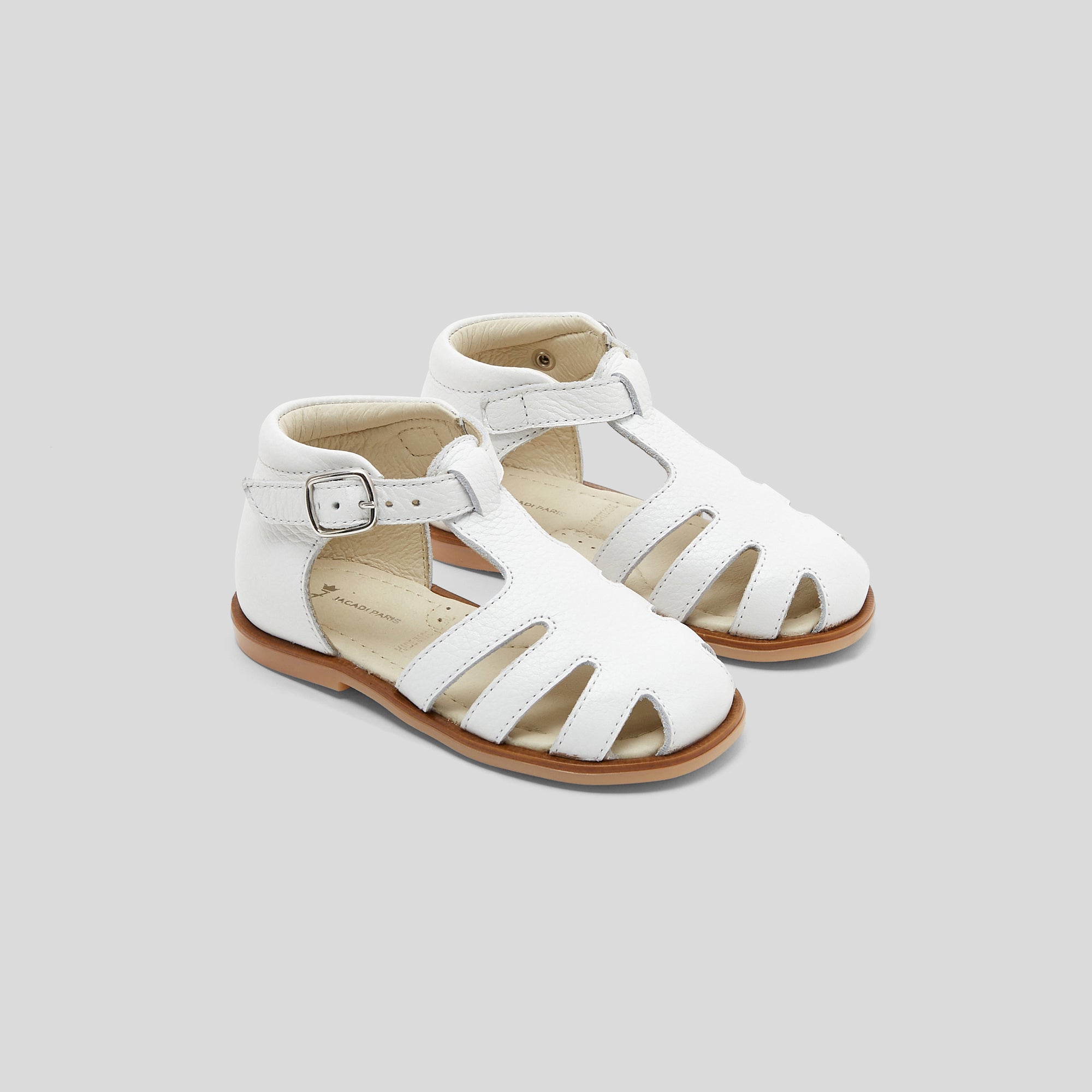 149 QTY / BLANC JACADI CHAUSSURES CUIR FARO