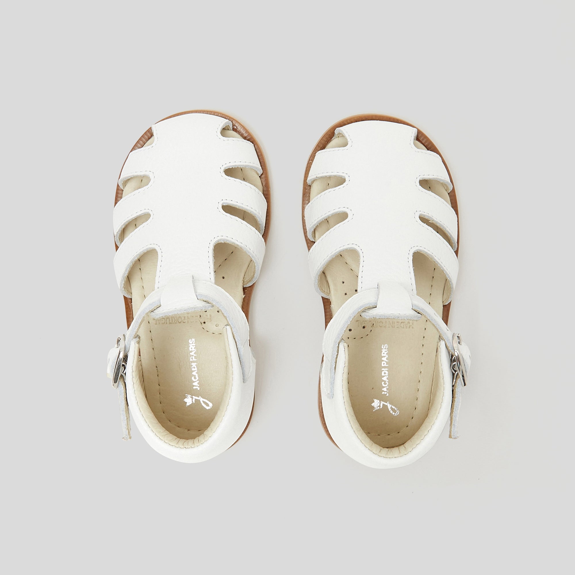 149 QTY / BLANC JACADI CHAUSSURES CUIR FARO