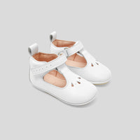 162 QTY / BLANC JACADI CHAUSSURES TOILE FLAVIE