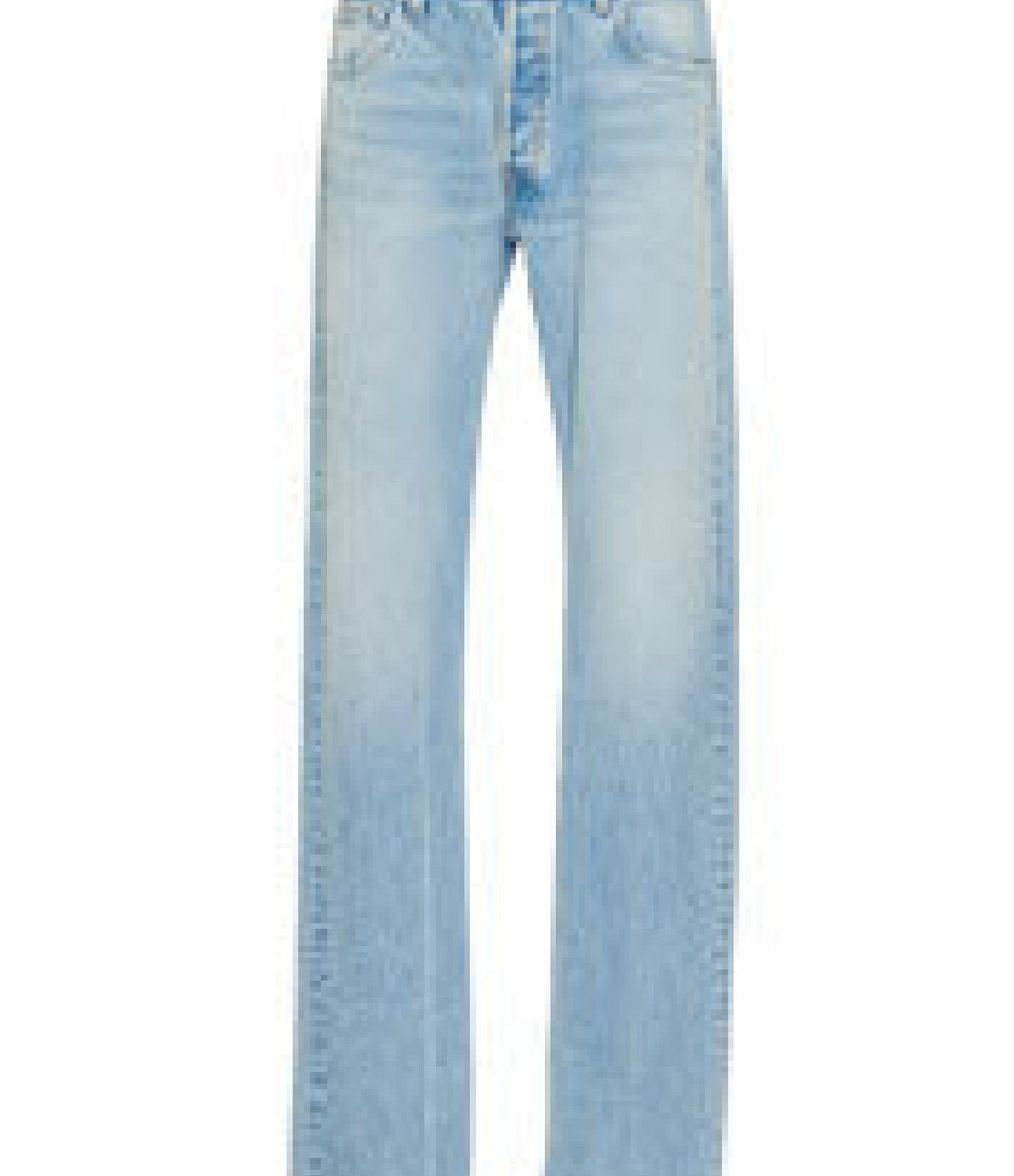 Pantalon taille haute en denim - Denim