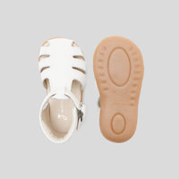 42 QTY / BLANC JACADI CHAUSSURES CUIR MOUETTE COL