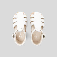 42 QTY / BLANC JACADI CHAUSSURES CUIR MOUETTE COL