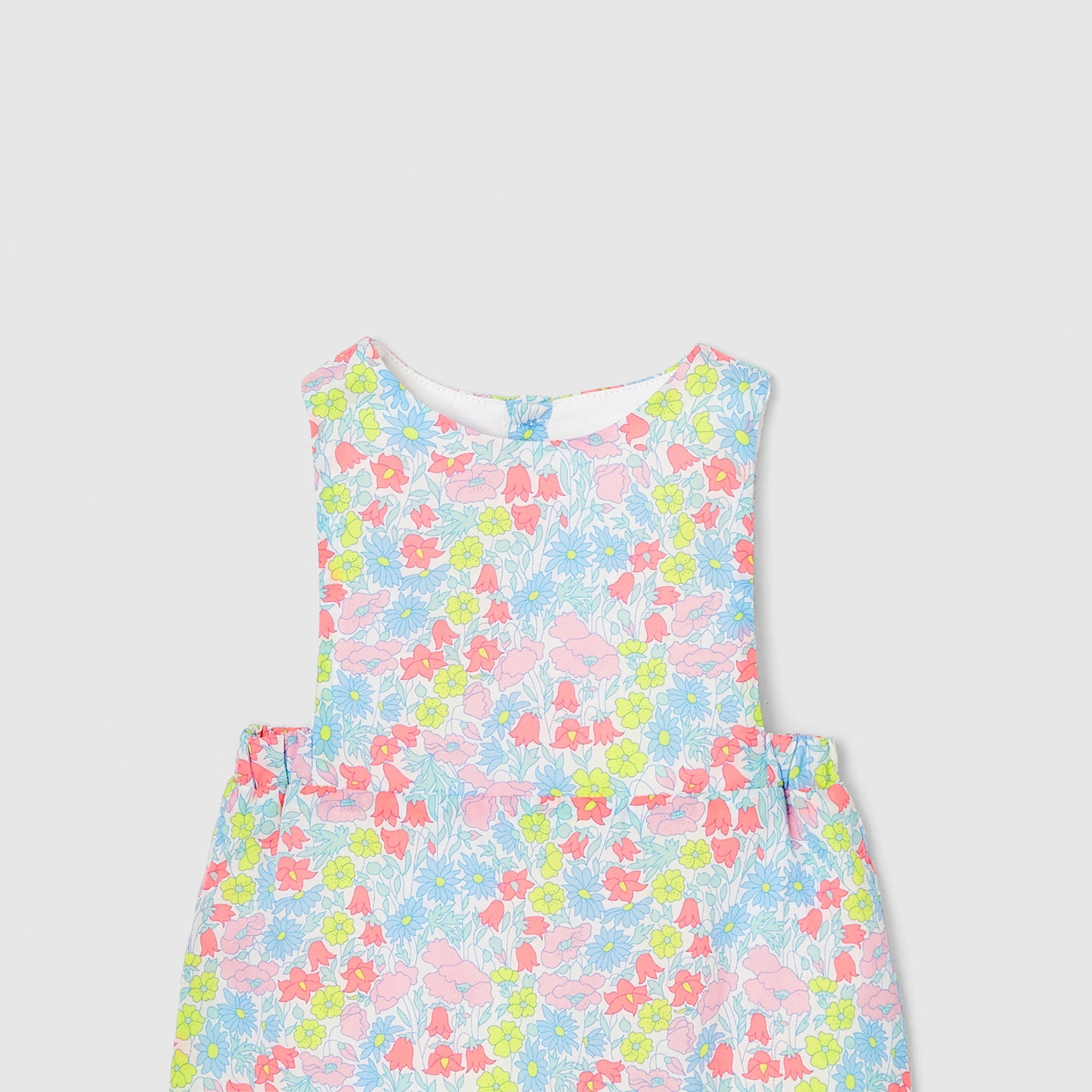 239 QTY / BLANC/MULTICO PAP COMBINAISON/ BLOOMER MANEGE