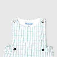 565 QTY / BLANC/MULTICO PAP COMBINAISON/ BLOOMER MAXI
