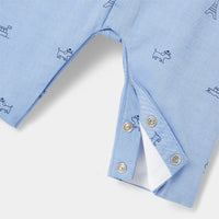 143 QTY / BLEU/MULTICO PAP COMBINAISON/ BLOOMER MERLIN