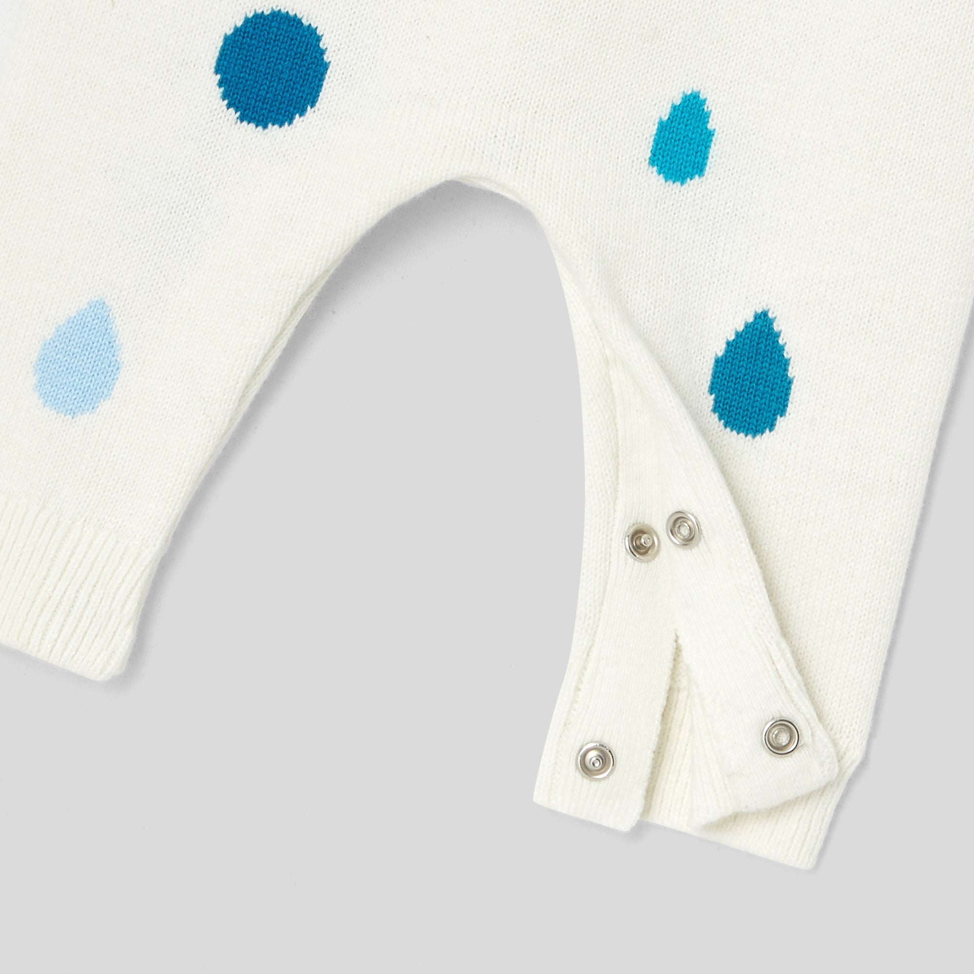 259 QTY / BLANC/BLEU PAP COMBINAISON/ BLOOMER MELLE