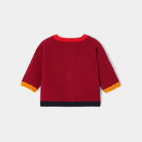 122 QTY / ROUGE/MULTICO PAP GILET / CARDIGAN MATEO