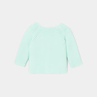 16 QTY / VERT ROSEAU PAP GILET / CARDIGAN MELINE