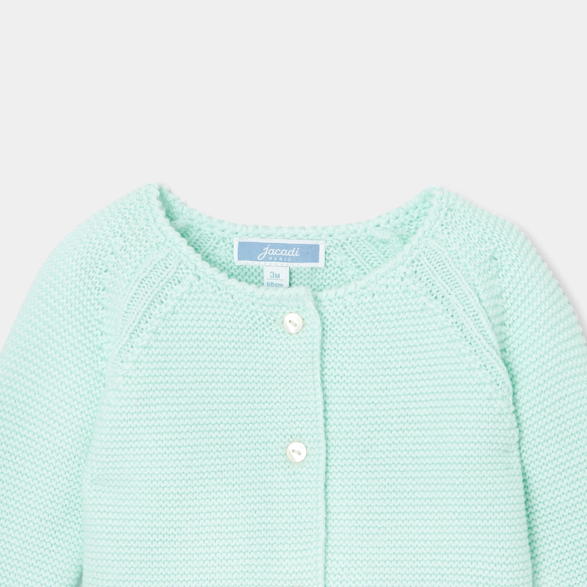 16 QTY / VERT ROSEAU PAP GILET / CARDIGAN MELINE