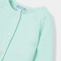 16 QTY / VERT ROSEAU PAP GILET / CARDIGAN MELINE