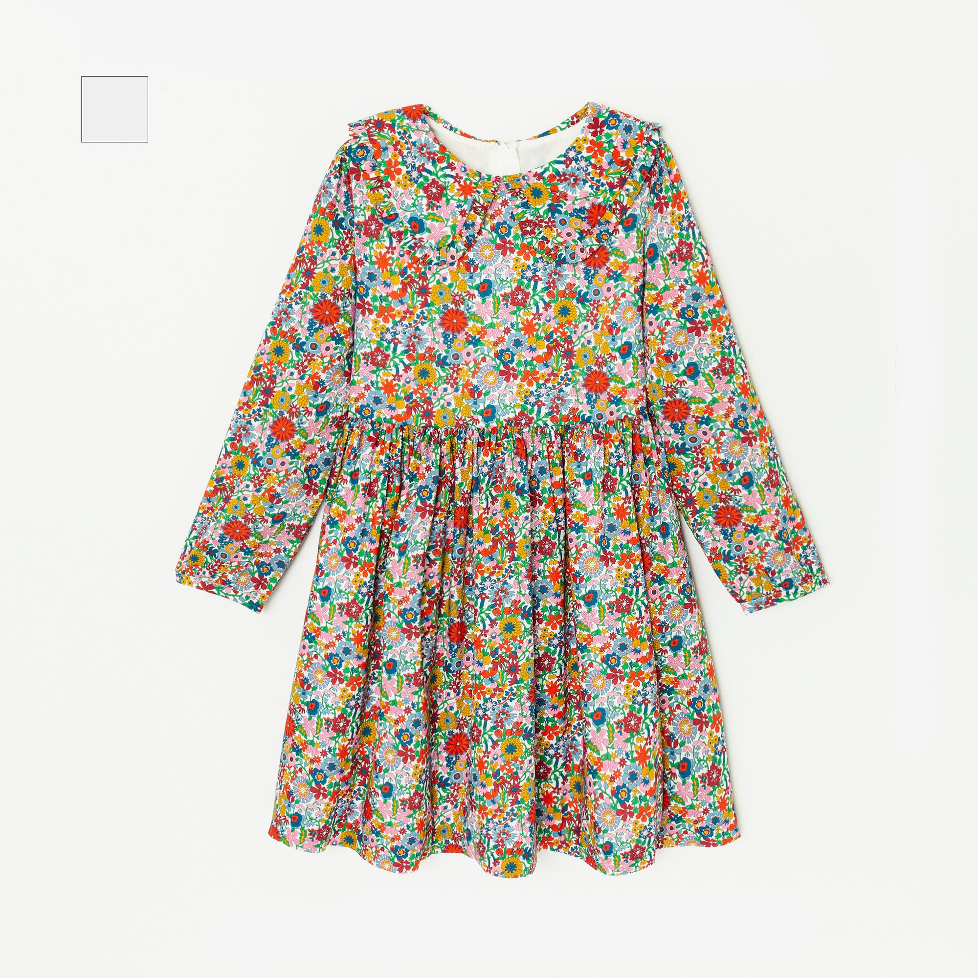 0 QTY / BLANC/MULTICO PAP ROBE MICHA