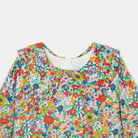 0 QTY / BLANC/MULTICO PAP ROBE MICHA