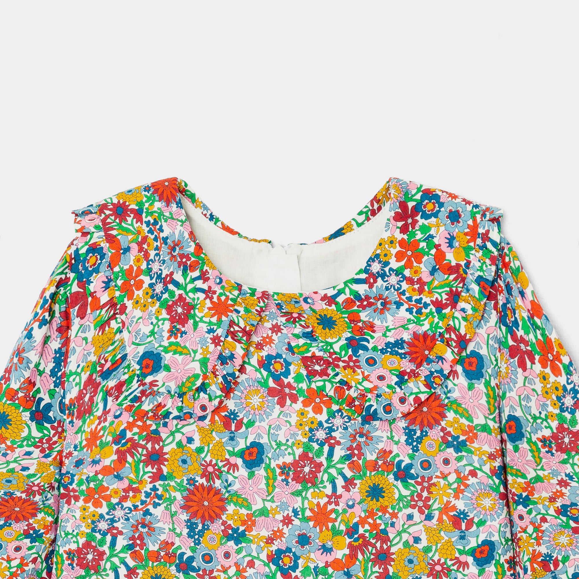 0 QTY / BLANC/MULTICO PAP ROBE MICHA