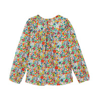 0 QTY / BLANC/MULTICO PAP TUNIQUE / BLOUSE MIREILLE