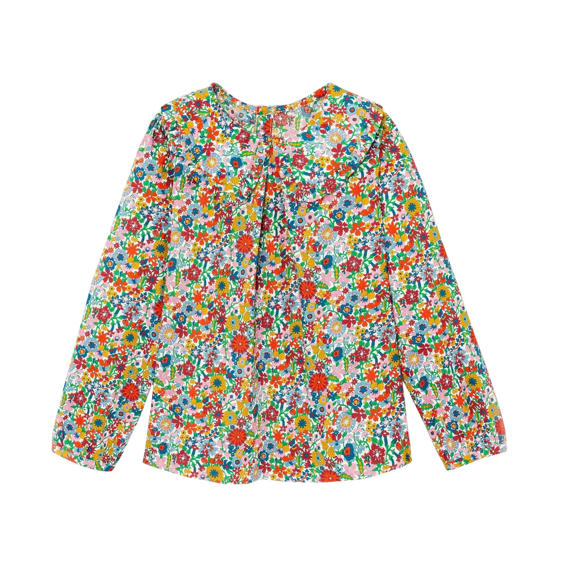 0 QTY / BLANC/MULTICO PAP TUNIQUE / BLOUSE MIREILLE