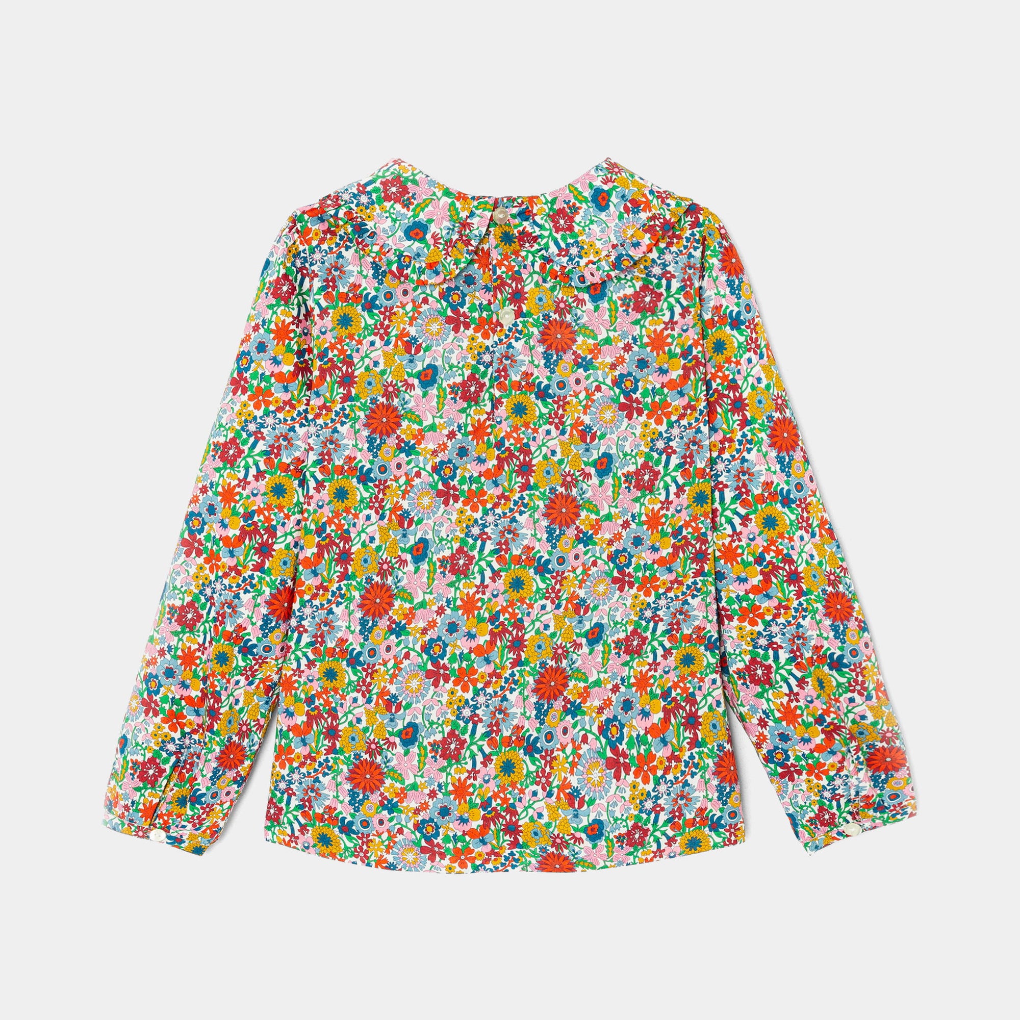 0 QTY / BLANC/MULTICO PAP TUNIQUE / BLOUSE MIREILLE
