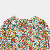 0 QTY / BLANC/MULTICO PAP TUNIQUE / BLOUSE MIREILLE