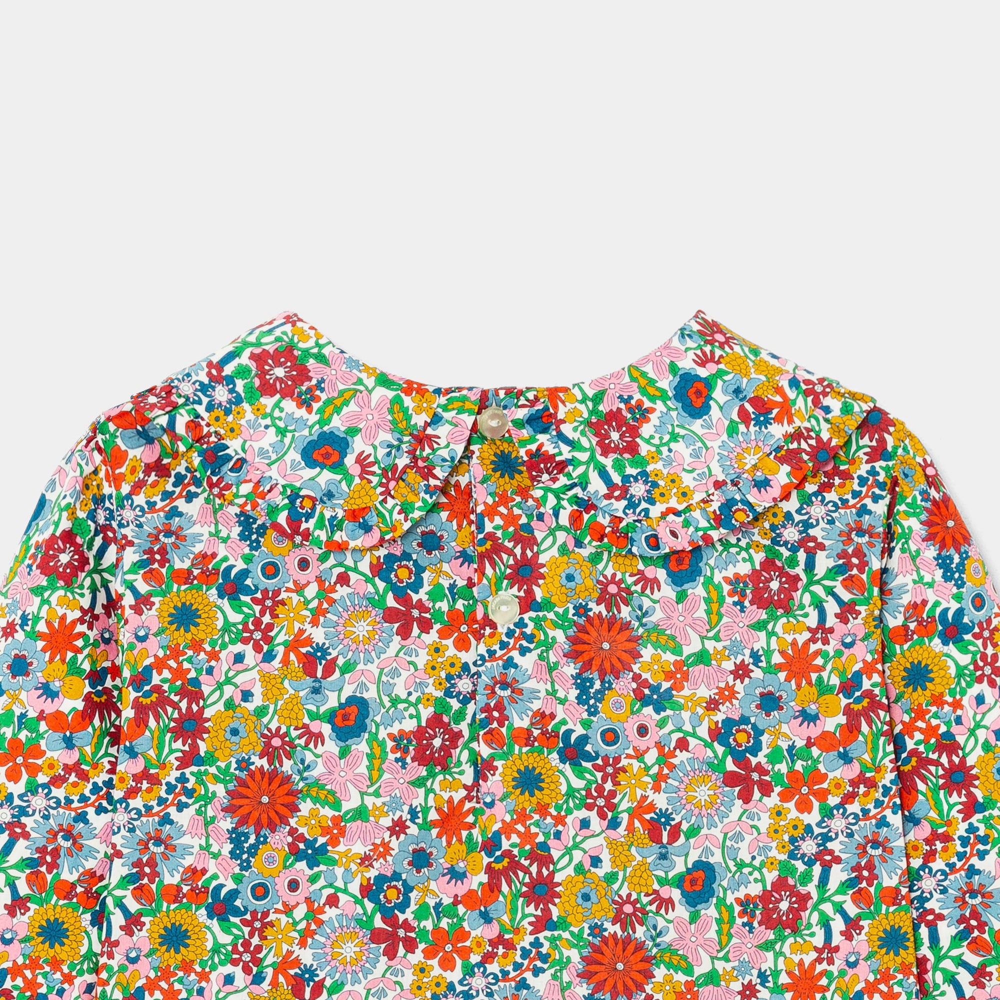 0 QTY / BLANC/MULTICO PAP TUNIQUE / BLOUSE MIREILLE