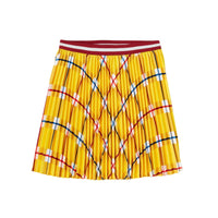 15 QTY / JAUNE/MULTICO PAP JUPE MAJORETTE