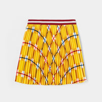 15 QTY / JAUNE/MULTICO PAP JUPE MAJORETTE