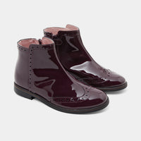 10 QTY / BORDEAUX CHAUSSURES CUIR ALICE