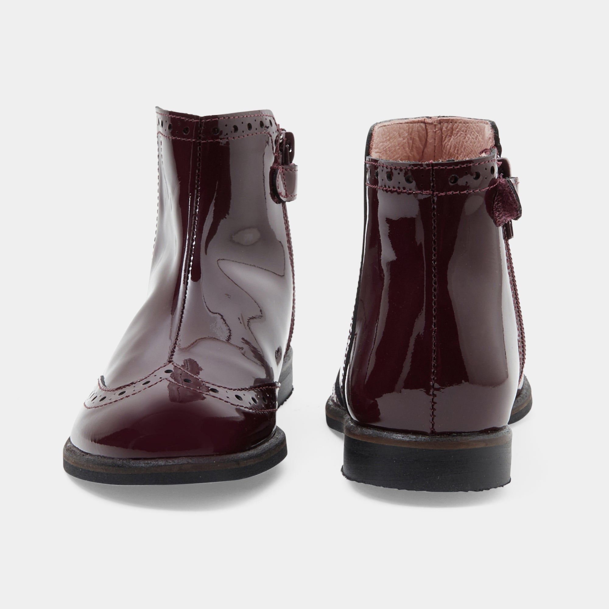 10 QTY / BORDEAUX CHAUSSURES CUIR ALICE