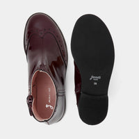 10 QTY / BORDEAUX CHAUSSURES CUIR ALICE