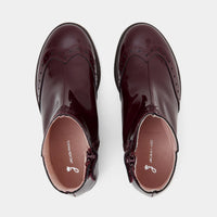 10 QTY / BORDEAUX CHAUSSURES CUIR ALICE