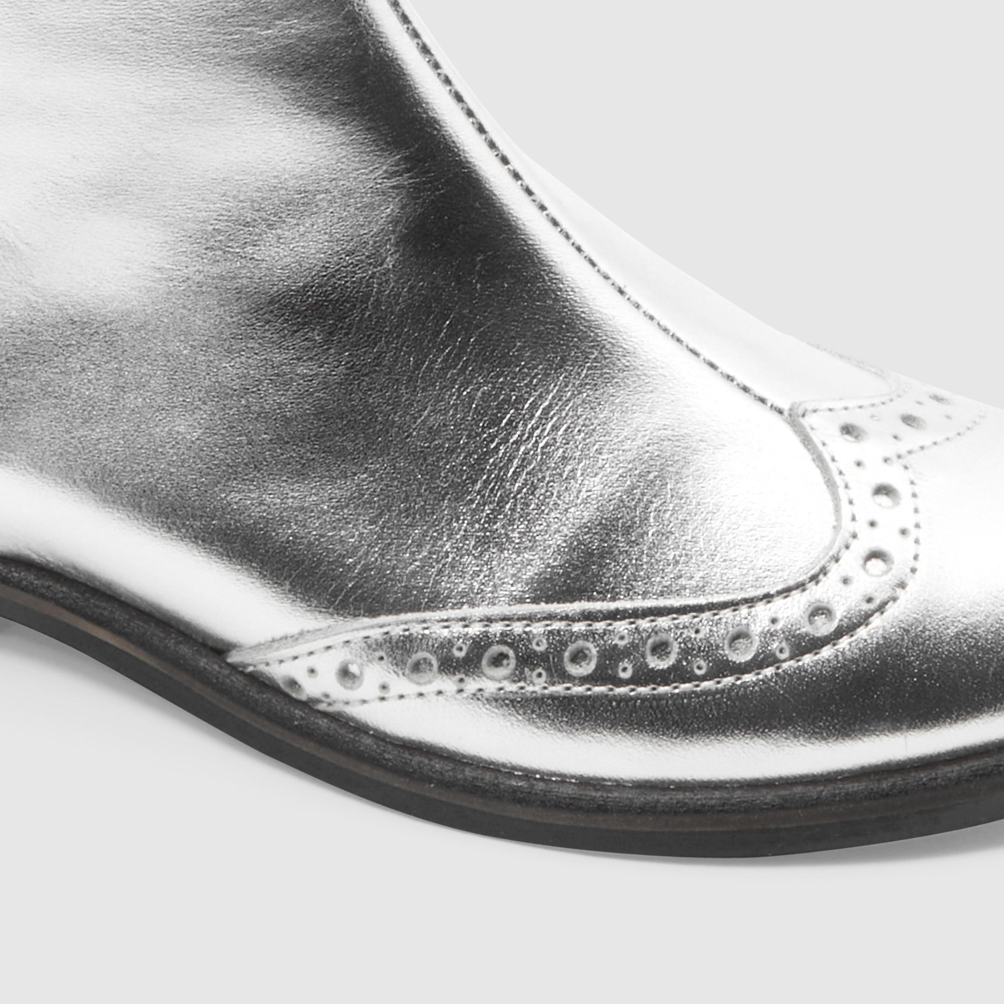 1 QTY / ARGENT CHAUSSURES CUIR ALICE