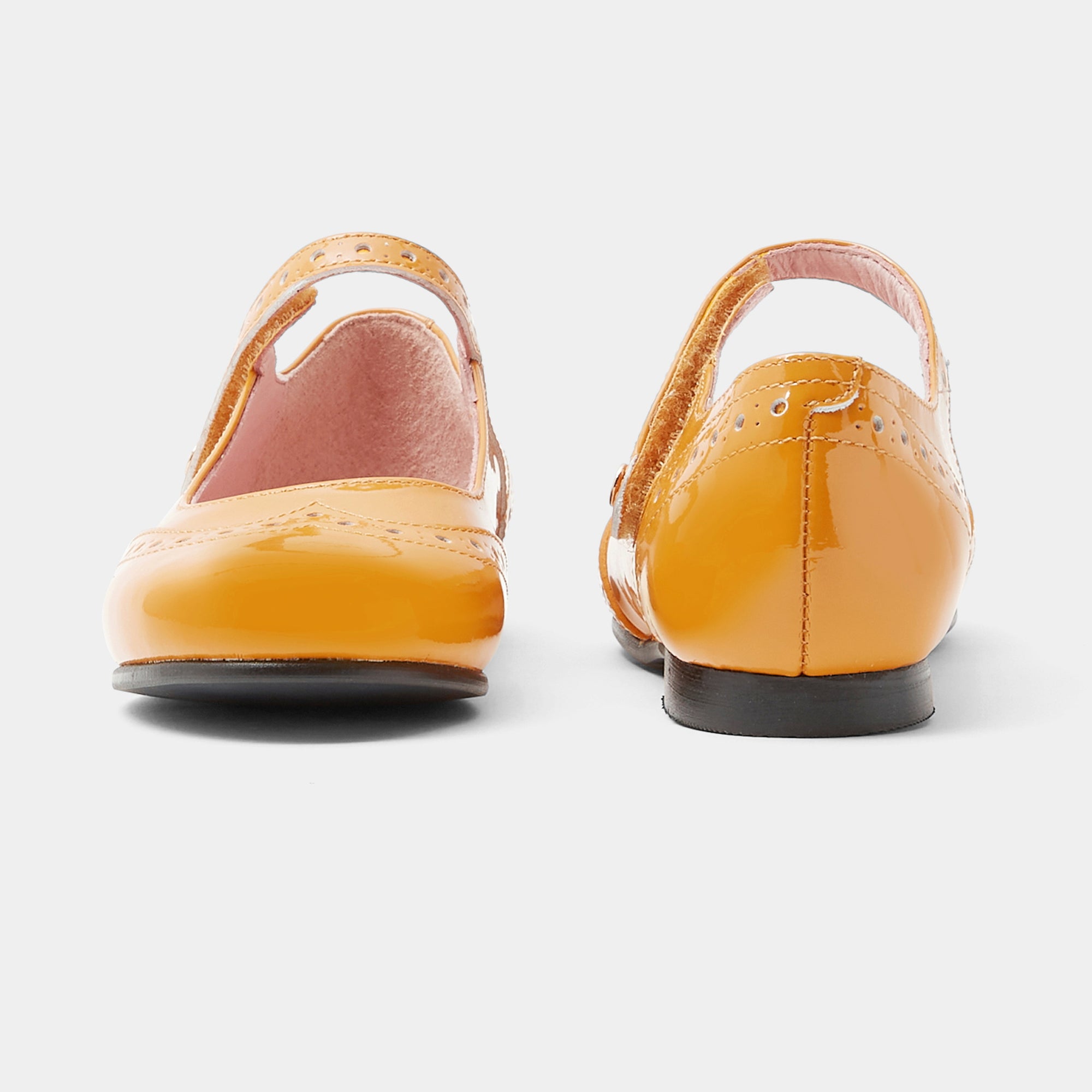 39 QTY / JAUNE VIF CHAUSSURES CUIR ALMA COL