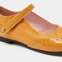 39 QTY / JAUNE VIF CHAUSSURES CUIR ALMA COL