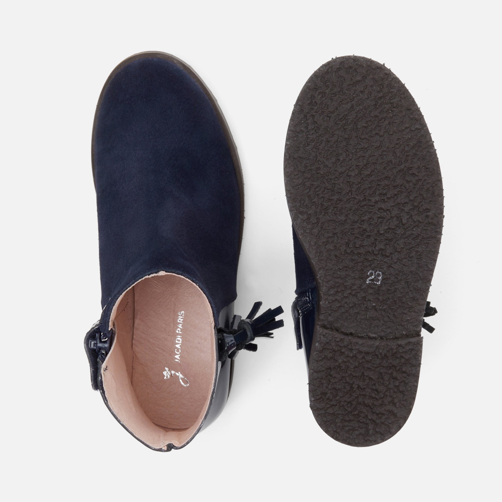 470 QTY / MARINE JACADI CHAUSSURES CUIR BERANGERE