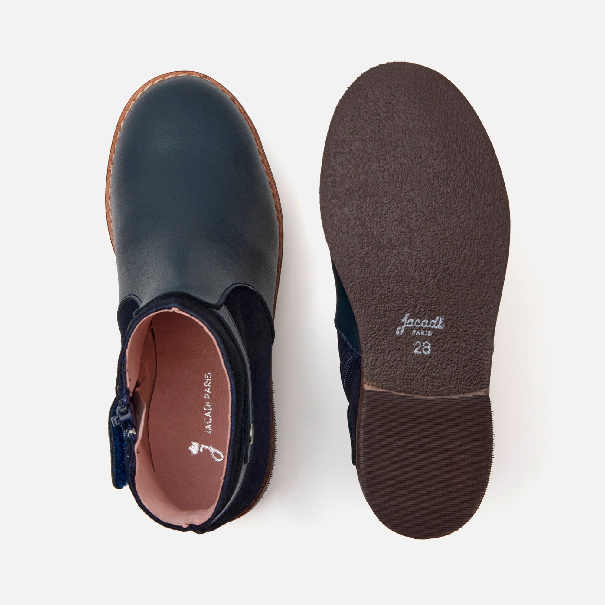 144 QTY / MARINE JACADI CHAUSSURES CUIR CAVALINE