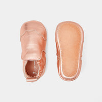 3 QTY / OR ROSE CHAUSSURES TOILE BRIOCHE