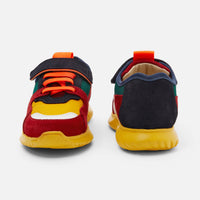12 QTY / JAUNE/MULTICO CHAUSSURES CUIR ECLAIR
