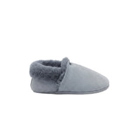 Chaussons fourrés Boo en laine - Gris Clair