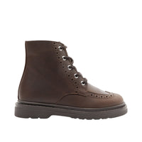 Escale leather boots - Brown