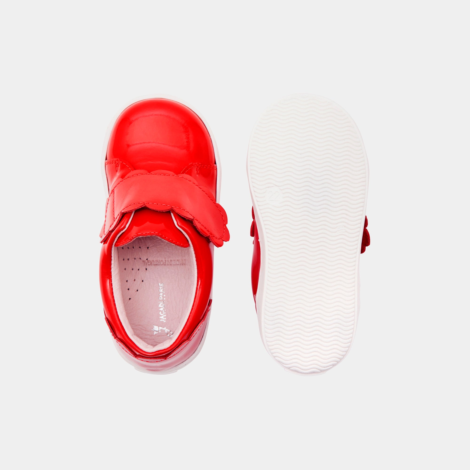0 QTY / ROUGE JACADI CHAUSSURES CUIR ALOUETTE