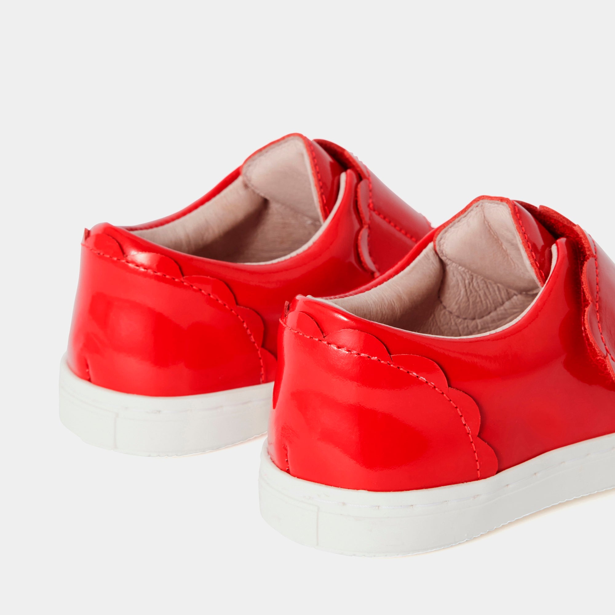 0 QTY / ROUGE JACADI CHAUSSURES CUIR ALOUETTE