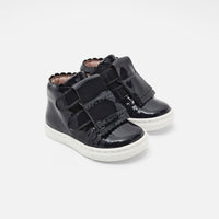 6 QTY / MARINE JACADI CHAUSSURES CUIR BAVETTE