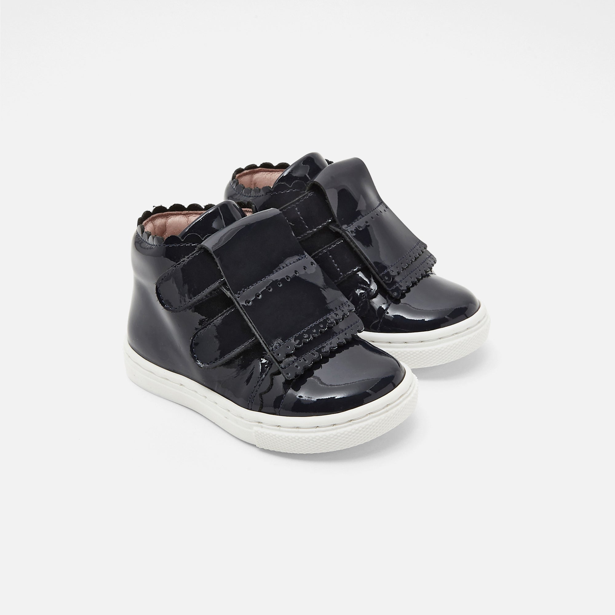 6 QTY / MARINE JACADI CHAUSSURES CUIR BAVETTE