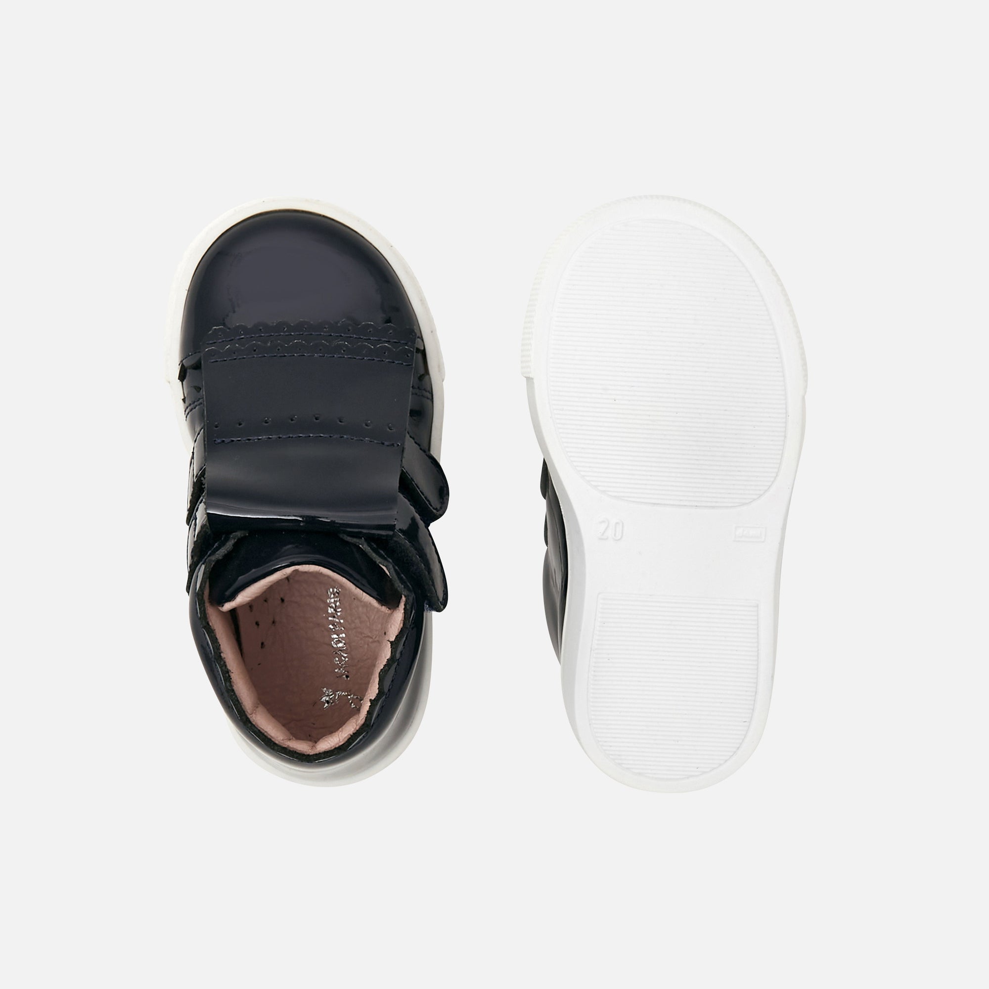 6 QTY / MARINE JACADI CHAUSSURES CUIR BAVETTE