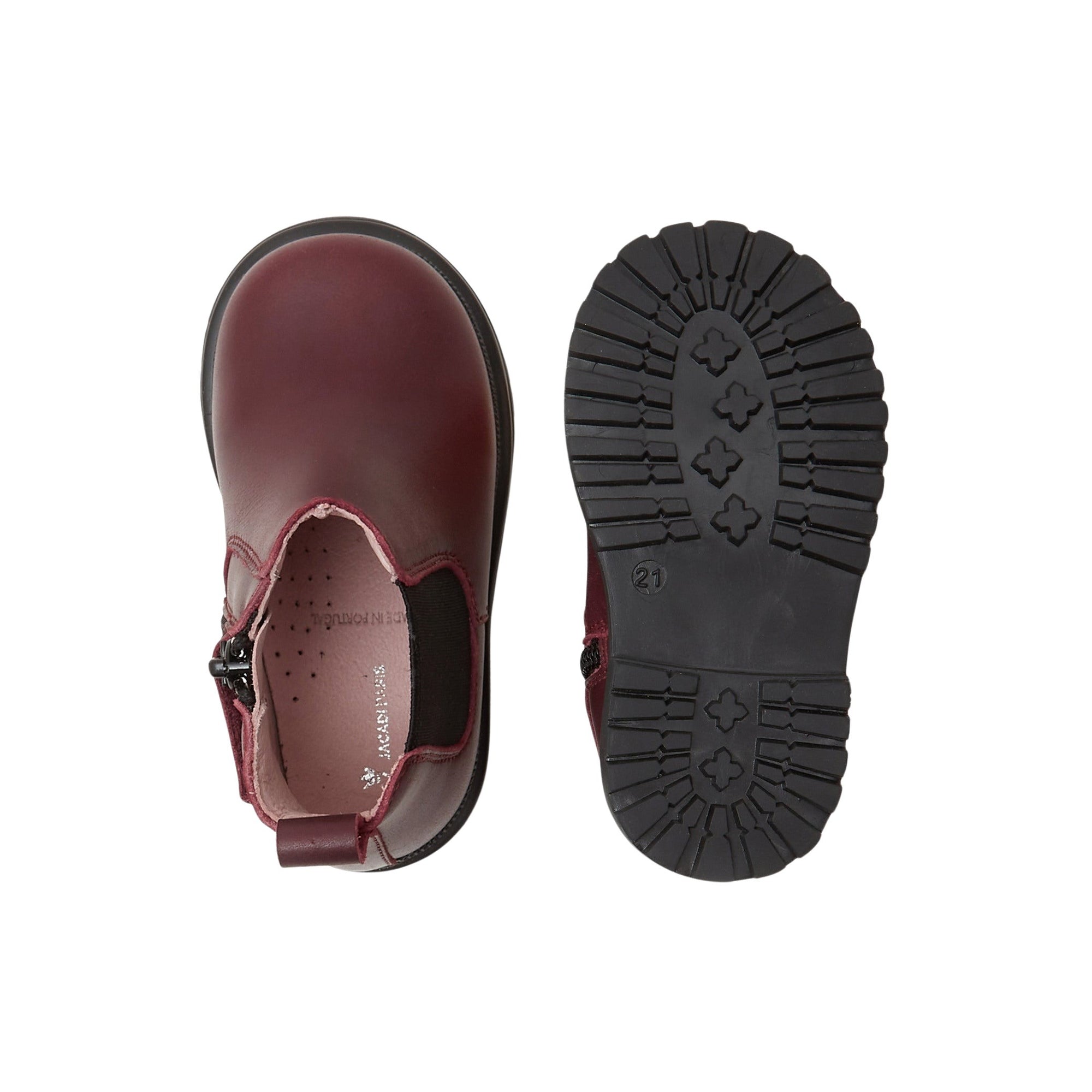 25 QTY / BORDEAUX CHAUSSURES CUIR BELLA
