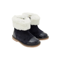 75 QTY / MARINE JACADI CHAUSSURES CUIR BOUCLETTE