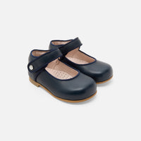 0 QTY / MARINE JACADI CHAUSSURES CUIR FANELLE