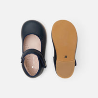 0 QTY / MARINE JACADI CHAUSSURES CUIR FANELLE
