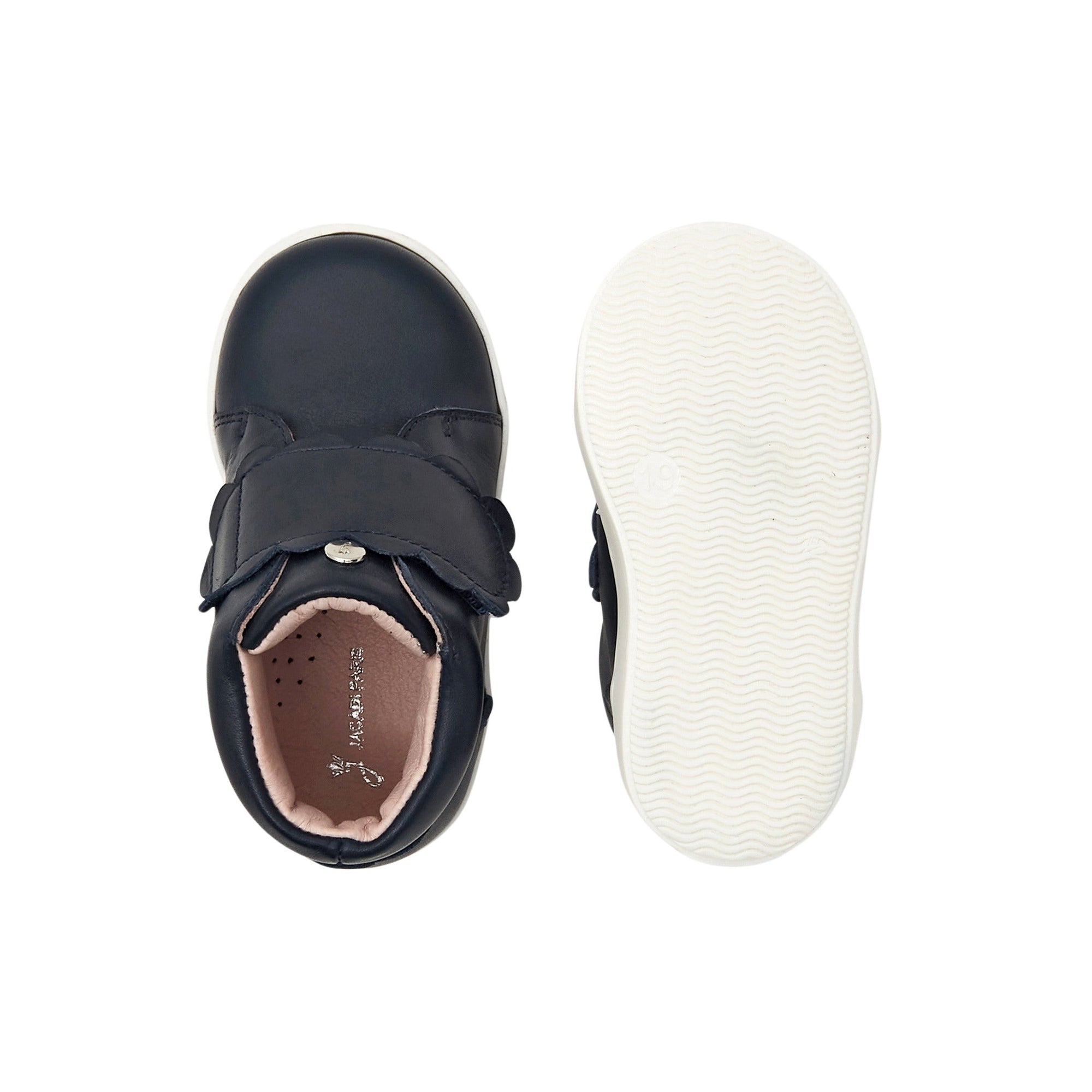 5 QTY / MARINE JACADI CHAUSSURES CUIR FAUVETTE